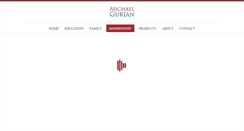 Desktop Screenshot of michaelgurian.com